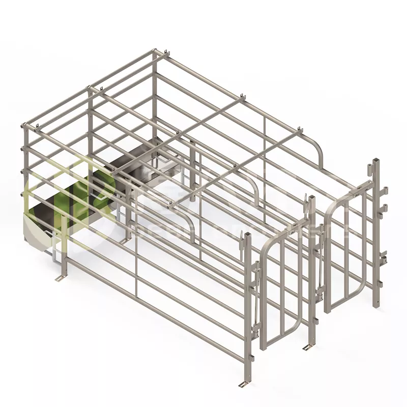 Latius Spanish Free-Accessus Porcus Stalls